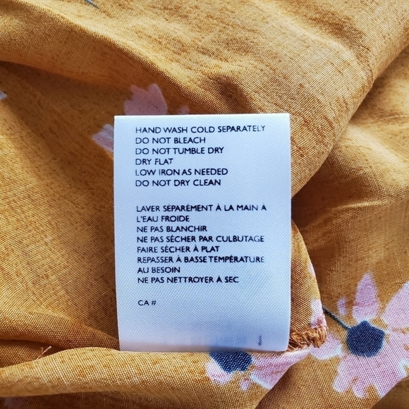 Faithfull the Brand Emilia Botany Floral Print Midi Dress NWT Size 4/Small - Picture 16 of 17